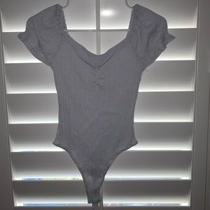 Size Small Baby Blue Bodysuit (off the shoulder optional)